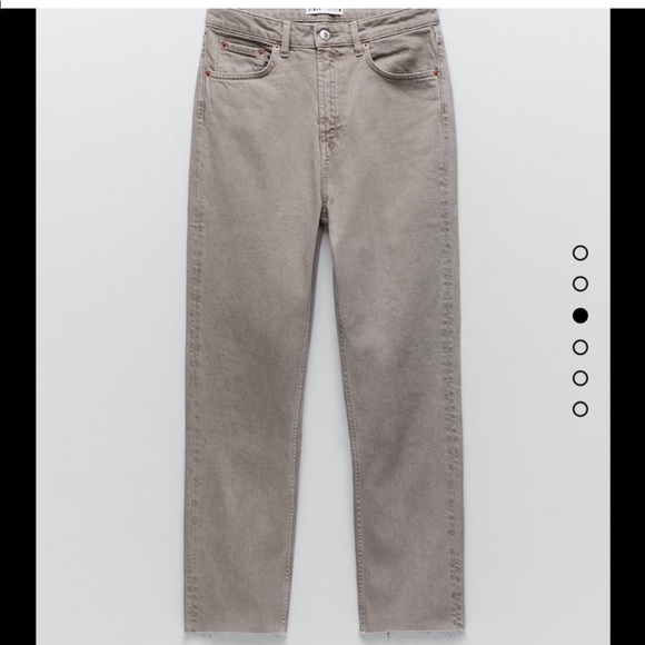 ZARA PREMIUM JEANS IN TAUPE PREMIUM DENIM COLLECTION - Picture 2 of 10